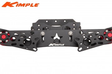 Kimple dual fish finder console mount boven