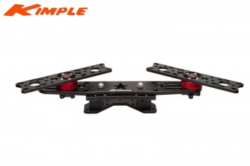Kimple dual fish finder console mount front