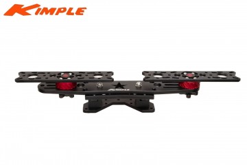 Kimple dual fish finder console mount front2