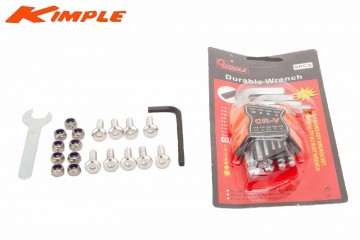 Kimple dual fish finder console mount hardware compleet