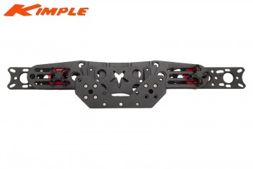 Kimple dual fish finder console mount onder