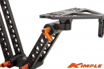 Kimple premium dual fish finder mount detailansicht kuerzerer arm mit montageplatte jpg17891183721600x1067