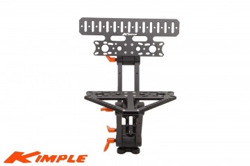 Kimple premium dual fish finder mount eine seite hoch eine geklappt jpg17891183751600x1067