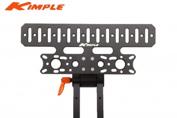 Kimple premium dual fish finder mount montageplatte draufsicht1 jpg17891183781600x1067