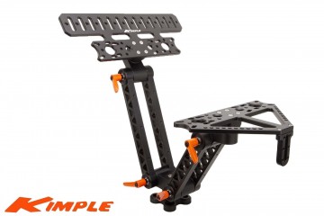 Kimple premium dual fish finder mount schraeg rechts schraege obere platte jpg17891183811600x1067
